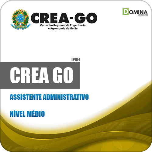 Apostila Concurso Público CREA GO 2019 Assistente Administrativo
