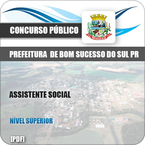 Apostila Pref Bom Sucesso do Sul PR 2019 Assistente Social