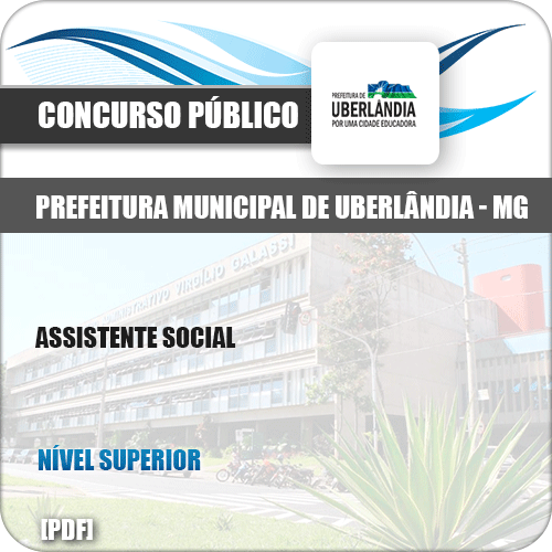 Apostila Concurso Pref Uberlândia MG 2019 Assistente Social