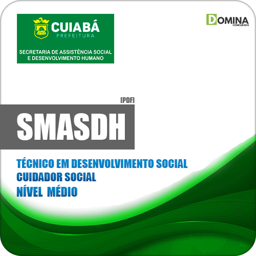 Apostila Concurso SMASDH Cuiabá MT 2019 Cuidador Social