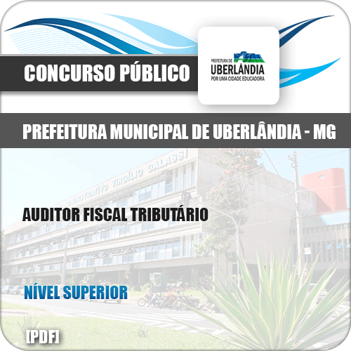 Apostila Concurso Pref Uberlândia MG 2019 Auditor Fiscal Tributário