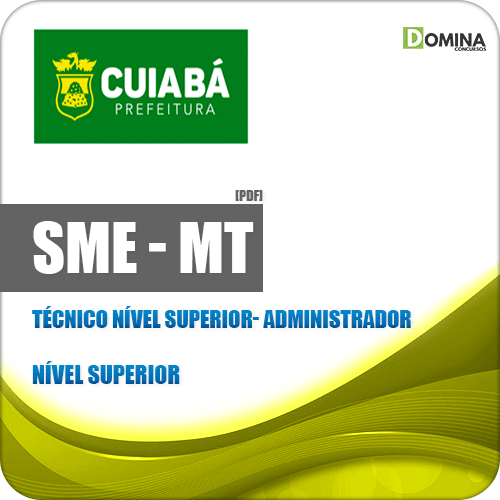 Apostila SME Cuiabá MT 2019 Técnico Nível Superior Administrador