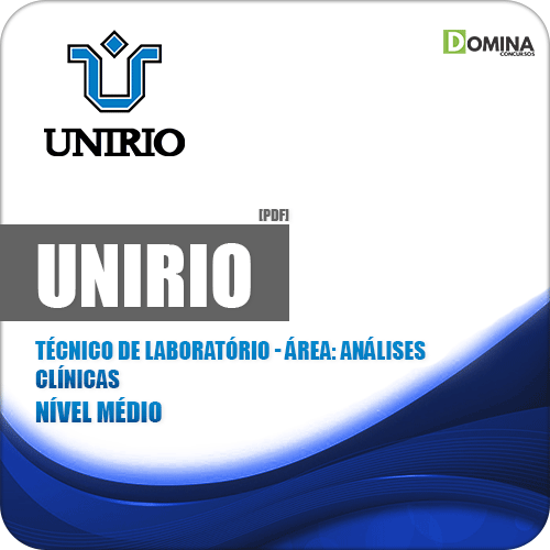 Apostila UniRio 2019 Técnico de Laboratório Análises Clínicas