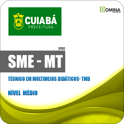 Apostila SME Cuiabá MT 2019 Técnico em Multimeios Didáticos TMD