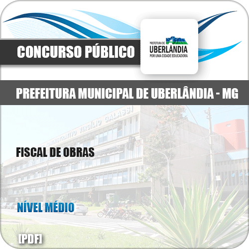 Apostila Concurso Público Pref Uberlândia MG 2019 Fiscal de Obras
