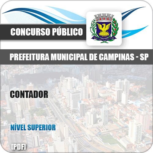 Apostila Concurso Público Pref Campinas SP 2019 Contador
