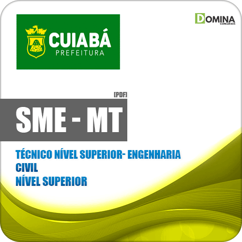 Apostila SME Cuiabá MT 2019 Técnico Nível Superior Engenharia Civil