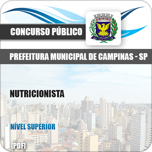 Apostila Concurso Público Pref Campinas SP 2019 Nutricionista