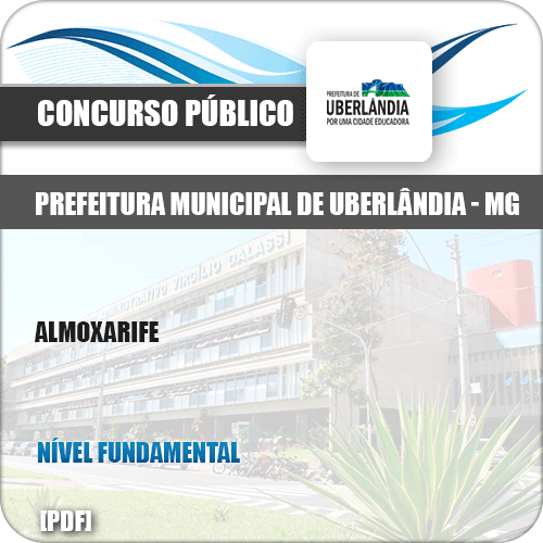 Apostila Concurso Público Pref Uberlândia MG 2019 Almoxarife
