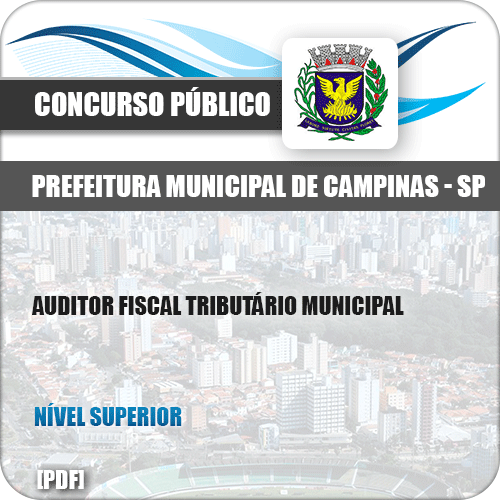 Apostila Pref Campinas SP 2019 Auditor Fiscal Tributário Municipal