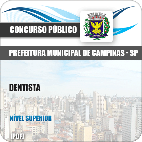 Apostila Concurso Público Pref Campinas SP 2019 Dentista