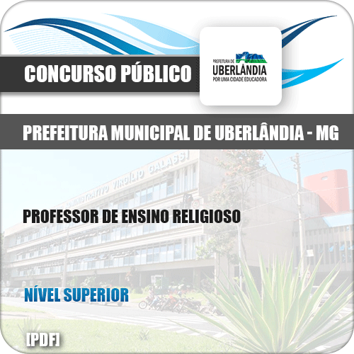 Apostila Pref Uberlândia MG 2019 Professor de Ensino Religioso