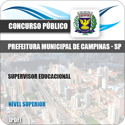 Apostila Concurso Pref Campinas SP 2019 Supervisor Educacional