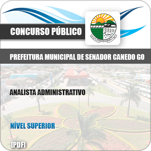 Apostila Pref Senador Canedo GO 2019 Analista Administrativo