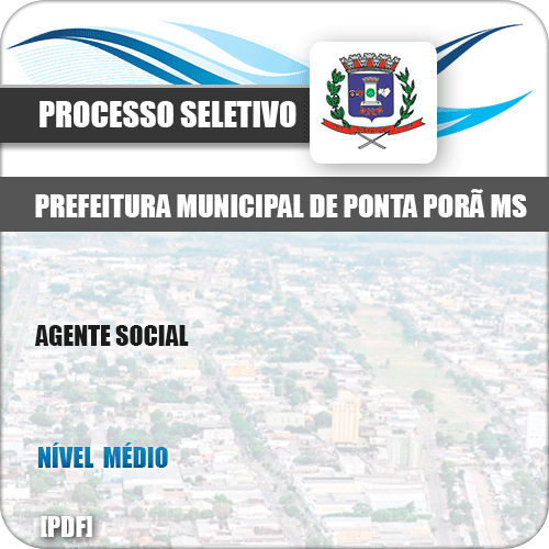Apostila Processo Seletivo Pref Ponta Porã MS 2019 Agente Social