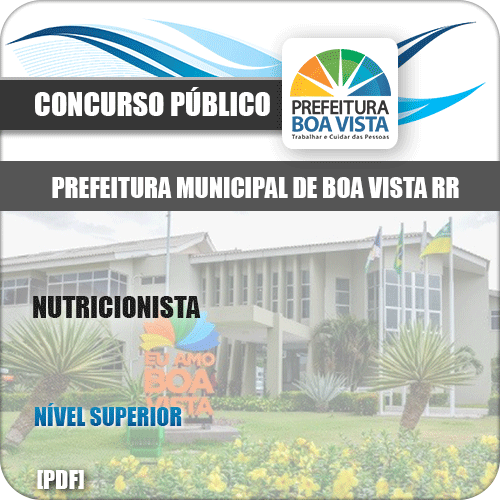 Apostila Concurso Público Pref Boa Vista RR 2019 Nutricionista