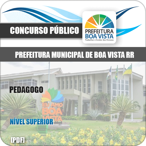 Apostila Concurso Público Pref Boa Vista RR 2019 Pedagogo