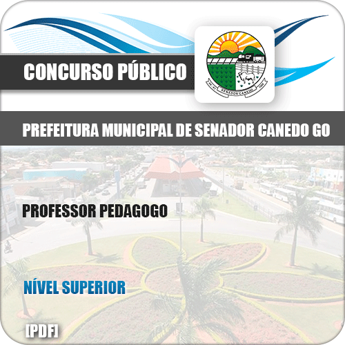 Apostila Concurso Pref Senador Canedo GO 2019 Professor Pedagogo