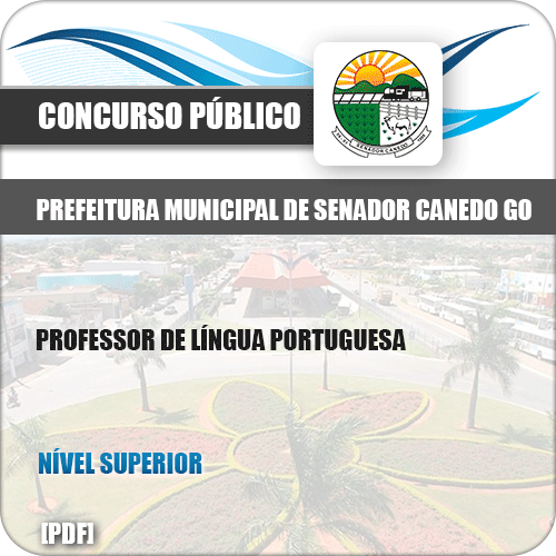 Apostila Pref Senador Canedo GO 2019 Prof Língua Portuguesa