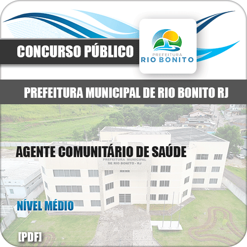 Apostila Pref Rio Bonito RJ 2019 Agente Comunitário de Saúde