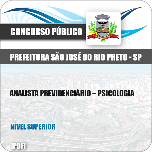 Apostila São José Rio Preto SP 2019 Analista Prev Psicologia