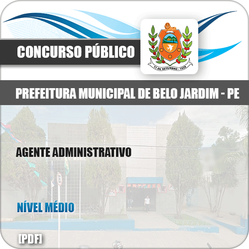 Apostila Concurso Pref Belo Jardim PE 2019 Agente Administrativo
