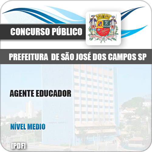 Apostila Pref São José dos Campos SP 2019 Agente Educador
