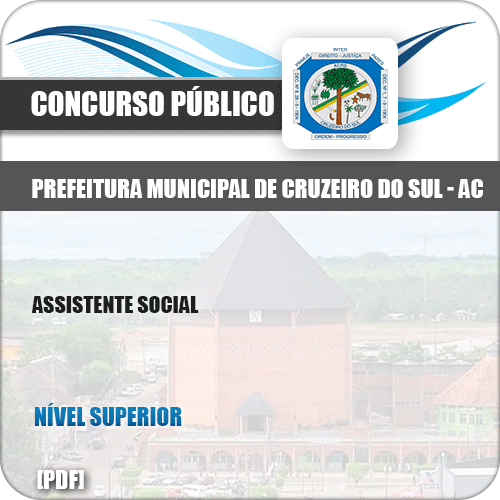 Apostila Concurso Pref Cruzeiro do Sul AC 2019 Assistente Social