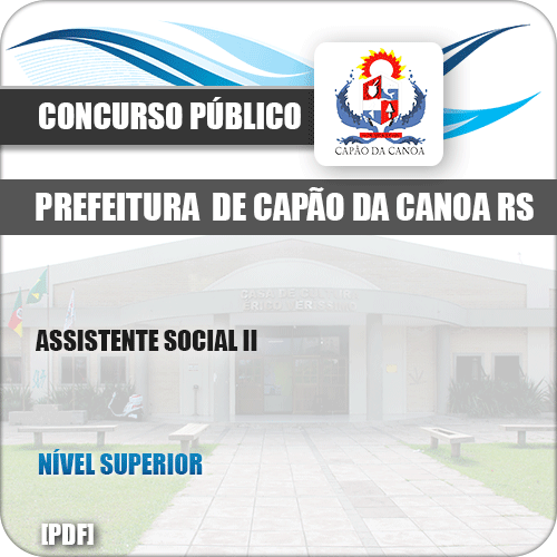 Apostila Pref Capão da Canoa RS 2019 Assistente Social II