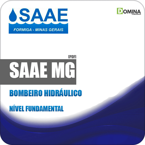 Apostila Concurso SAAE Formiga MG 2019 Bombeiro Hidráulico