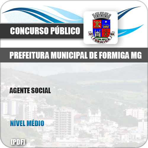 Apostila Concurso Público Pref Formiga MG 2019 Agente Social