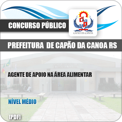 Apostila Pref Capão da Canoa RS 2019 Agente Apoio Alimentar