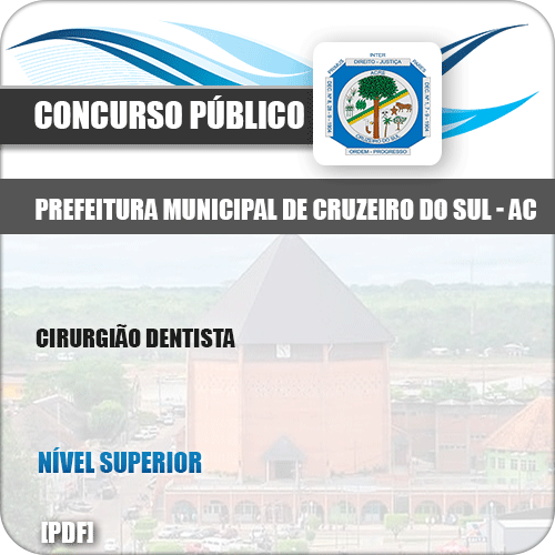 Apostila Concurso Pref Cruzeiro do Sul AC 2019 Cirurgião Dentista