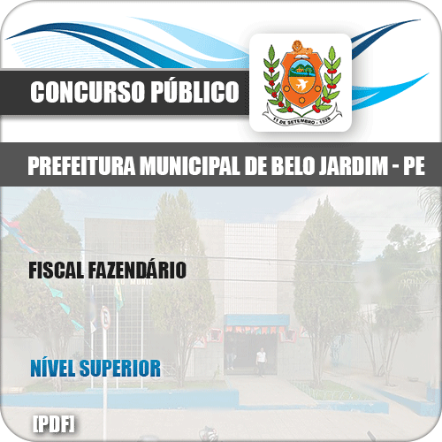 Apostila Concurso Pref Belo Jardim PE 2019 Fiscal Fazendário