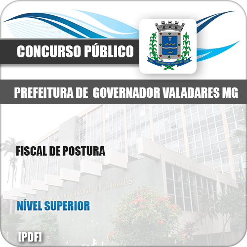 Apostila Pref Governador Valadares MG 2019 Fiscal de Postura