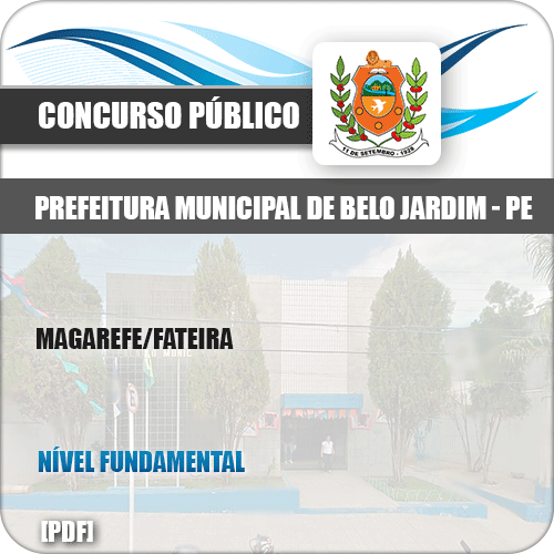 Apostila Concurso Pref Belo Jardim PE 2019 Magarefe Fateira