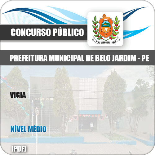 Apostila Concurso Público Pref Belo Jardim PE 2019 Vigia