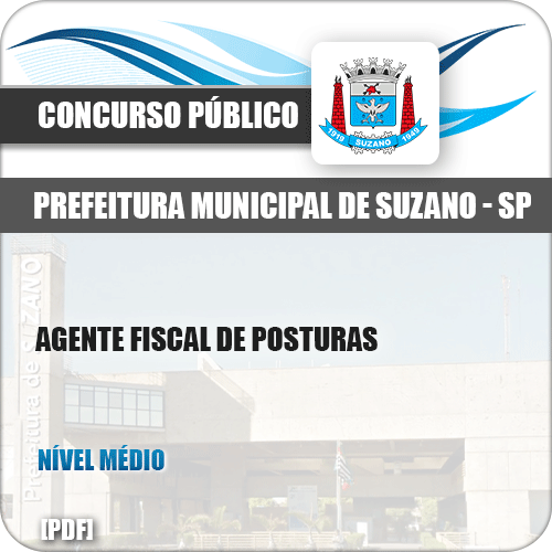 Apostila Concurso Pref Suzano SP 2019 Agente Fiscal de Posturas