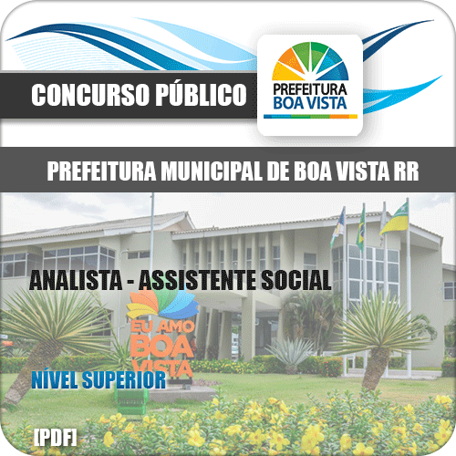 Apostila Seletivo Pref Boa Vista RR 2019 Analista Assistente Social