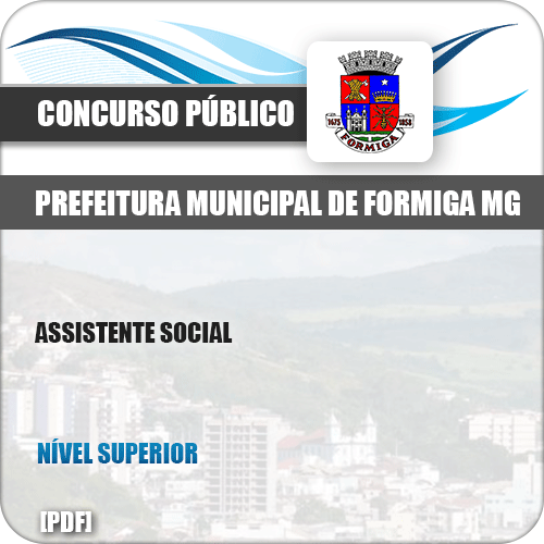 Apostila Concurso Pref Formiga MG 2019 Assistente Social