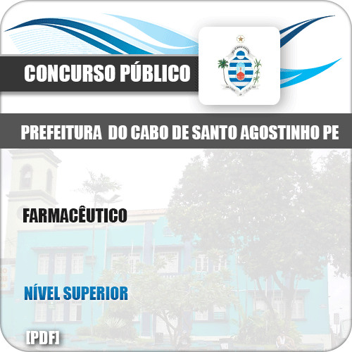 Apostila Pref Cabo Santo Agostinho PE 2019 Farmacêutico