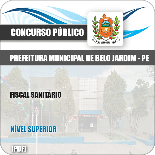 Apostila Concurso Pref Belo Jardim PE 2019 Fiscal Sanitário