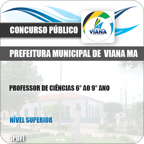 Apostila Concurso Pref de Viana MA 2019 Professor de Ciências
