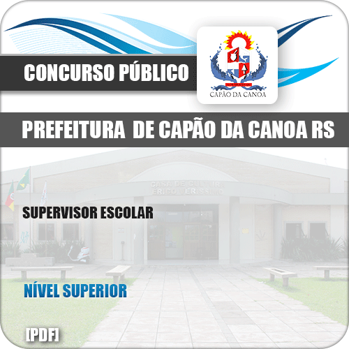 Apostila Concurso Pref Capão da Canoa RS 2019 Supervisor Escolar