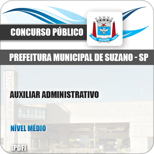 Apostila Concurso Pref Suzano SP 2019 Auxiliar Administrativo