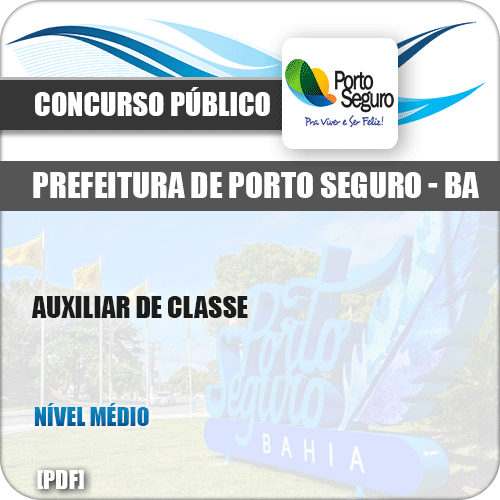 Apostila Concurso Pref Porto Seguro BA 2019 Auxiliar de Classe