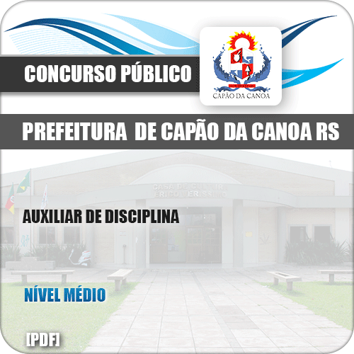 Apostila Pref Capão da Canoa RS 2019 Auxiliar de Disciplina