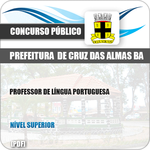 Apostila Pref Cruz das Almas BA 2019 Professor Língua Portuguesa