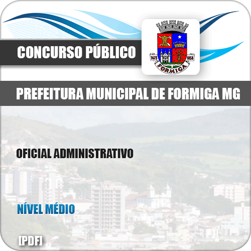 Apostila Concurso Pref Formiga MG 2019 Oficial Administrativo