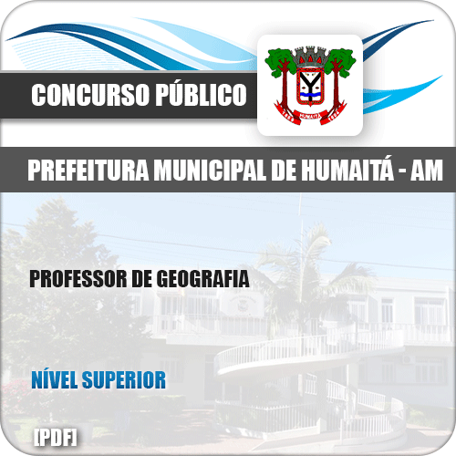 Apostila Concurso Pref Humaitá AM 2019 Professor de Geografia